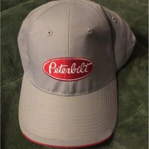 Men’s New Grey/Red Peterbilt Hat